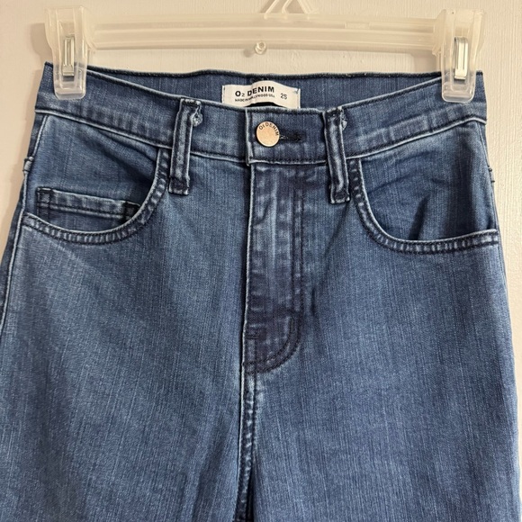 O2 Denim High Waist Bellbottom Flare Jeans Size 25 - Picture 5 of 8